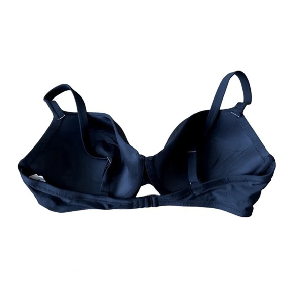 Aerie Lightly Lined Underwire 38DD High Support Black Bikini Top - Picture 3 of 5